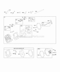 Cylinder Head Diagram and Parts List for 122232-0152-E8  Briggs and Stratton Engine